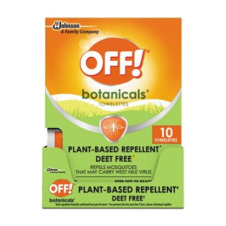 Sc Johnson OFF!, BOTANICALS INSECT REPELLANT, BOX, 8PK 694974